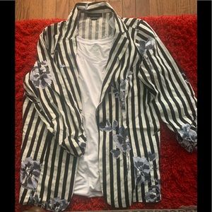 striped spring jacket